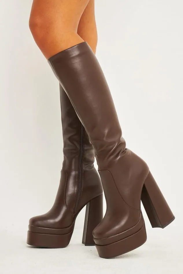 Women Bottes Marrons Plateforme Et Talon Bloc Brown Brentiny Paris Ankle Boots 8211 Boots Women Bottes Marrons Plateforme Et Talon Bloc Brown Brentiny Paris Ankle Boots 8211 Boots