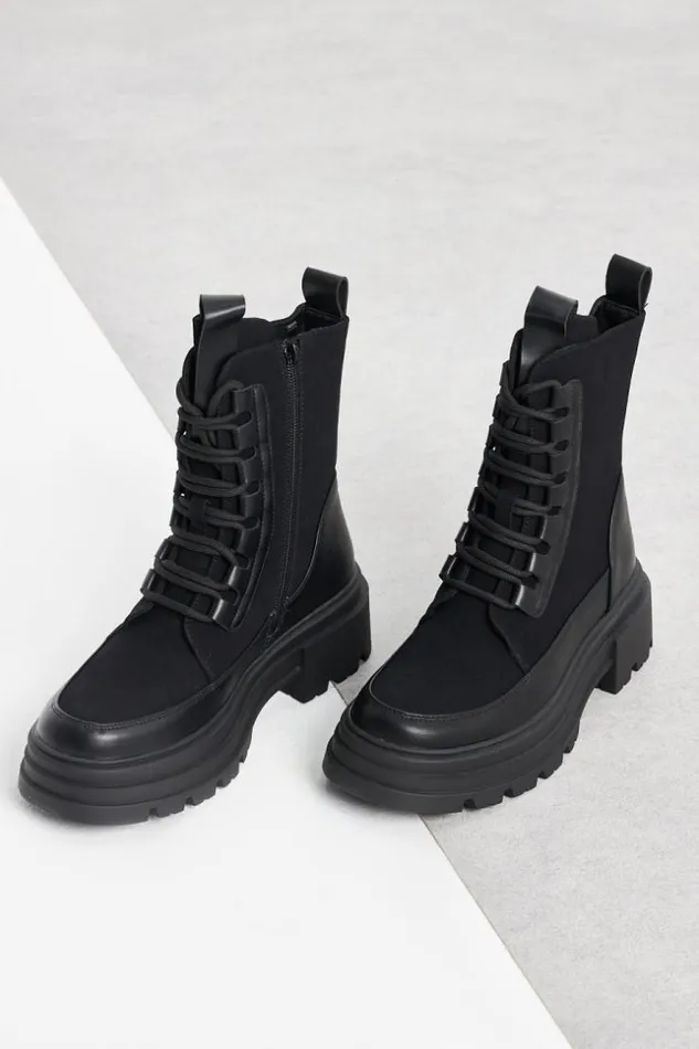 Women Bottines BiMatire Noire Black Brentiny Paris Ankle Boots 8211 Boots