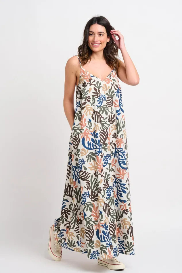 Women Brakeburn Dresses Coral Maxi Beach Dress