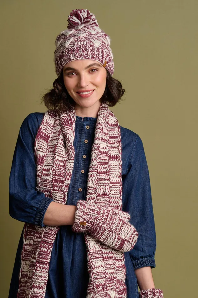Women Brakeburn Hats And Gloves Fan Knitted Hat