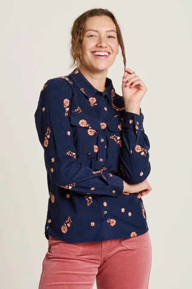 Women Brakeburn Shirts Blue Maeve Shirt