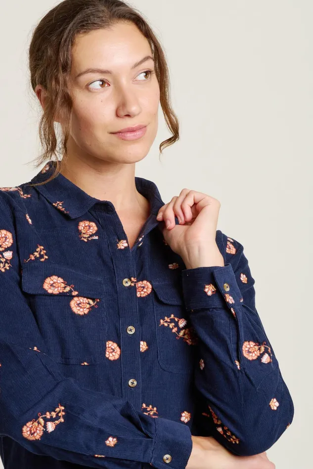 Women Brakeburn Shirts Blue Maeve Shirt