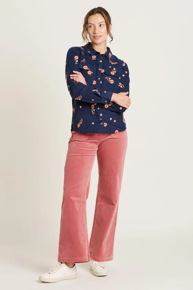 Women Brakeburn Shirts Blue Maeve Shirt