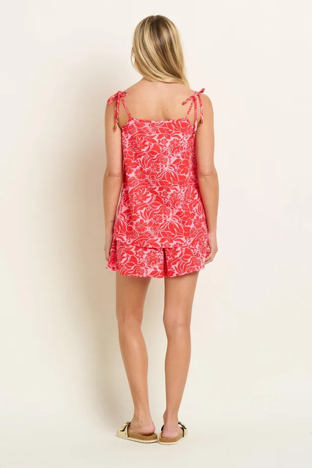 Women Brakeburn Shirts Red Josie Camisole