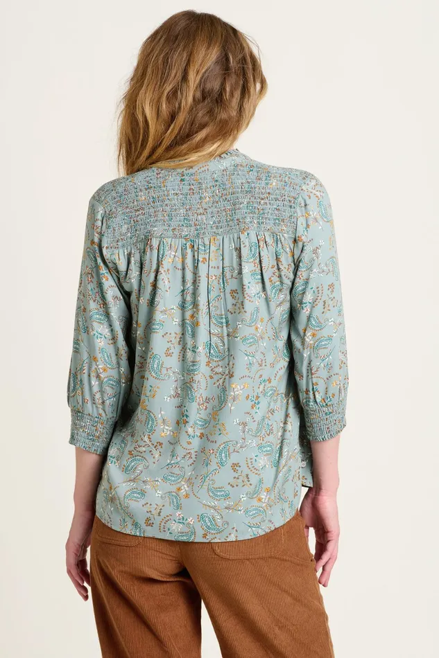 Women Brakeburn Tops TShirts And Vests Green Mia Blouse