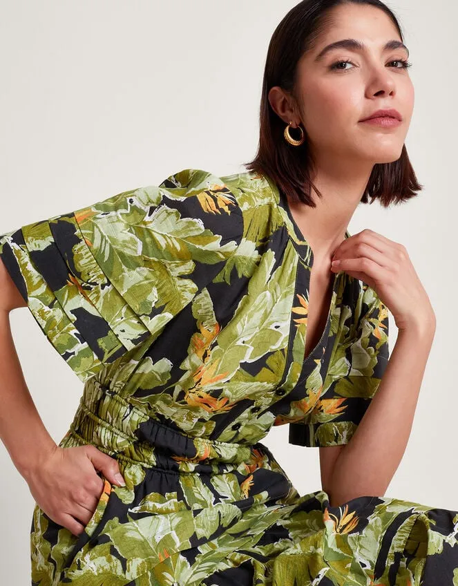Women Carmina Print Dress Black Monsoon Dresses
