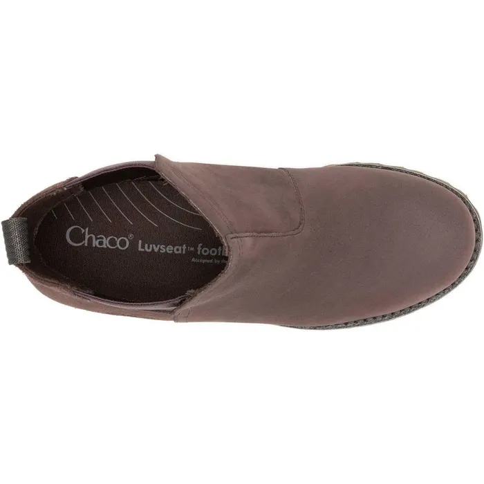 Women Chaco Boots Fields Chelsea Waterproof Boot Chocolate Merlot