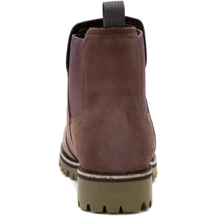 Women Chaco Boots Fields Chelsea Waterproof Boot Chocolate Merlot
