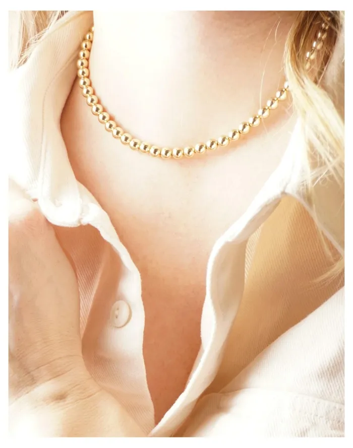 Women CHARLOTTE CAUWE STUDIO Adjustable Bead Necklace In Gold Gold Madewell Necklaces Women CHARLOTTE CAUWE STUDIO Adjustable Bead Necklace In Gold Gold Madewell Necklaces