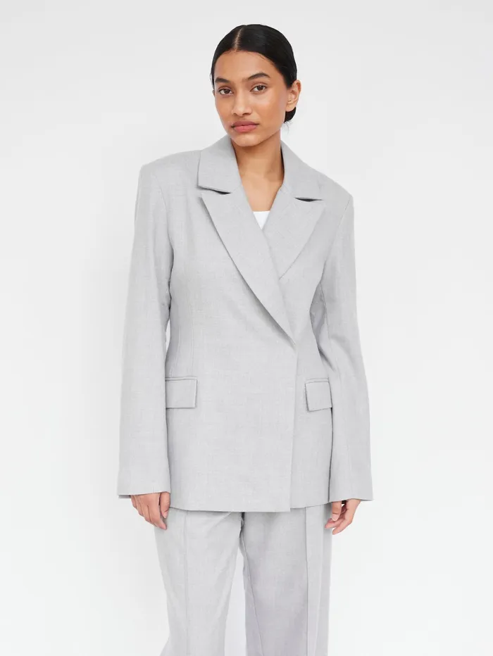 Women Clea 8211 Mateo DB Blazer In Grey The UNDONE Jackets