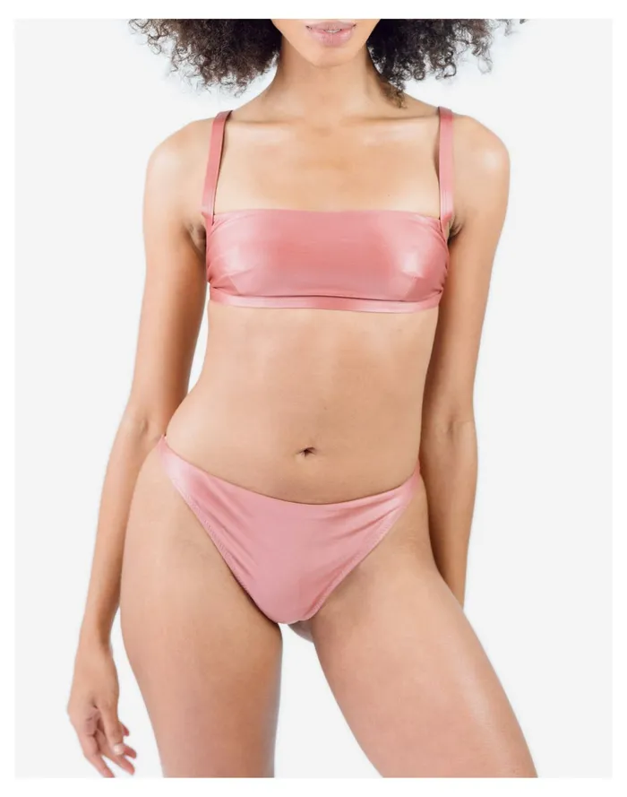 Women Clem Swimwear Mae Bikini Bottom Rose Gold Madewell Swim Women Clem Swimwear Mae Bikini Bottom Rose Gold Madewell Swim