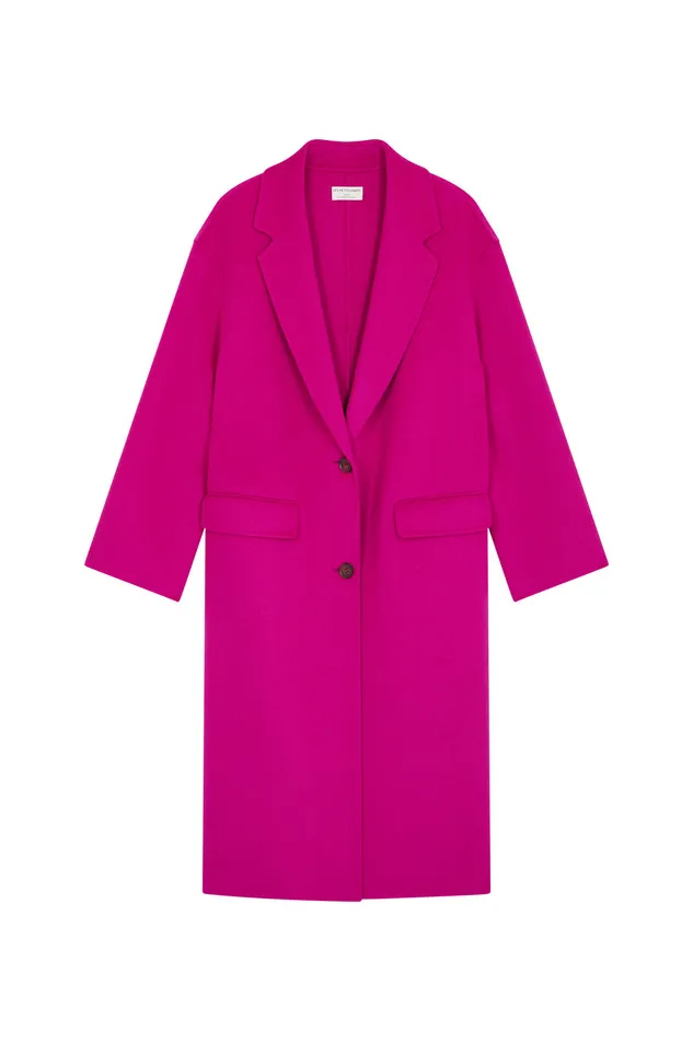 Women Coat Neron Lupin Manteau Laine Rose Des Petits Hauts Suits