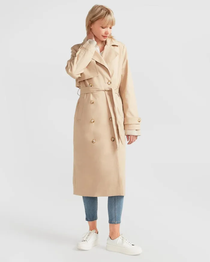 Women Coats and Jackets Belle and Bloom Empirical Trench Coat 8211 Camel