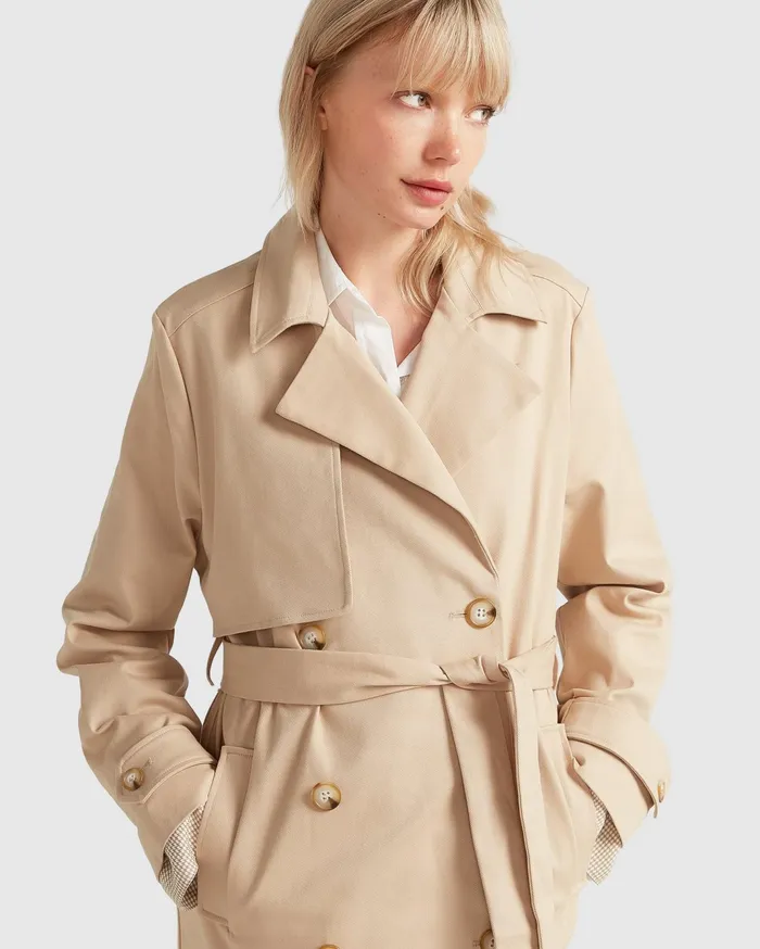 Women Coats and Jackets Belle and Bloom Empirical Trench Coat 8211 Camel