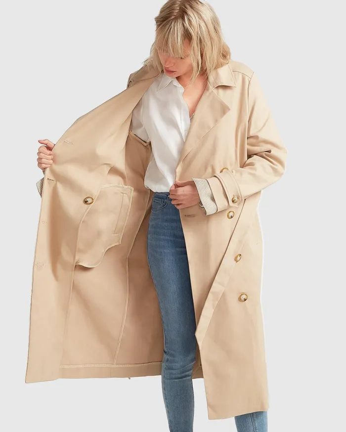 Women Coats and Jackets Belle and Bloom Empirical Trench Coat 8211 Camel