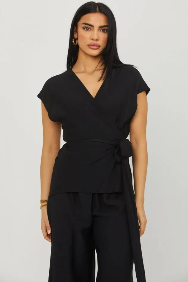 Women Combinaison Pantalon Noire Dcollet Crois A Nou Black Brentiny Paris Playsuits Women Combinaison Pantalon Noire Dcollet Crois A Nou Black Brentiny Paris Playsuits