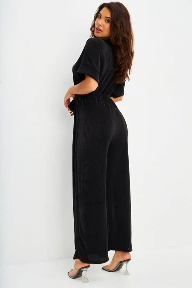 Women Combinaison Pantalon Noire En Velours Ctel Black Brentiny Paris Playsuits Women Combinaison Pantalon Noire En Velours Ctel Black Brentiny Paris Playsuits