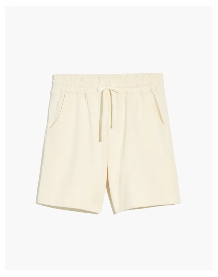 Women Cotton Hemp Pull On Sweatshorts Antique Cream Madewell Sweatshirts and Sweatpants Women Cotton Hemp Pull On Sweatshorts Antique Cream Madewell Sweatshirts and Sweatpants