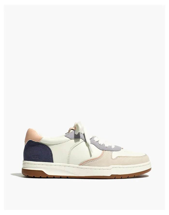 Women Court Low Top Sneakers In Colorblock Faded Lavander Multi Madewell Sneakers Women Court Low Top Sneakers In Colorblock Faded Lavander Multi Madewell Sneakers