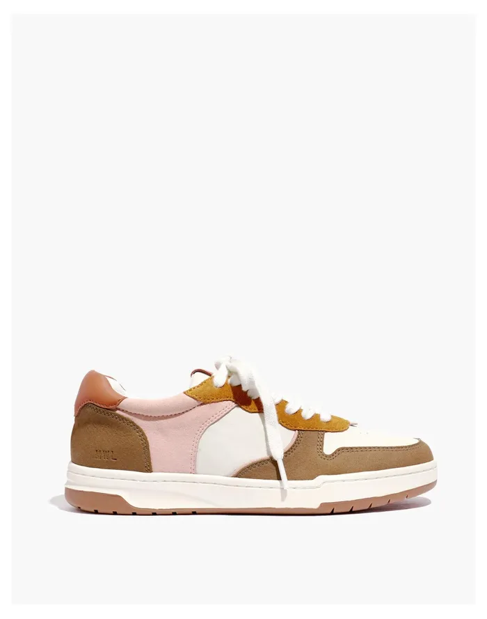 Women Court Sneakers In Nubuck And Recycled Leather Warm Umber Multi Madewell Sneakers Women Court Sneakers In Nubuck And Recycled Leather Warm Umber Multi Madewell Sneakers