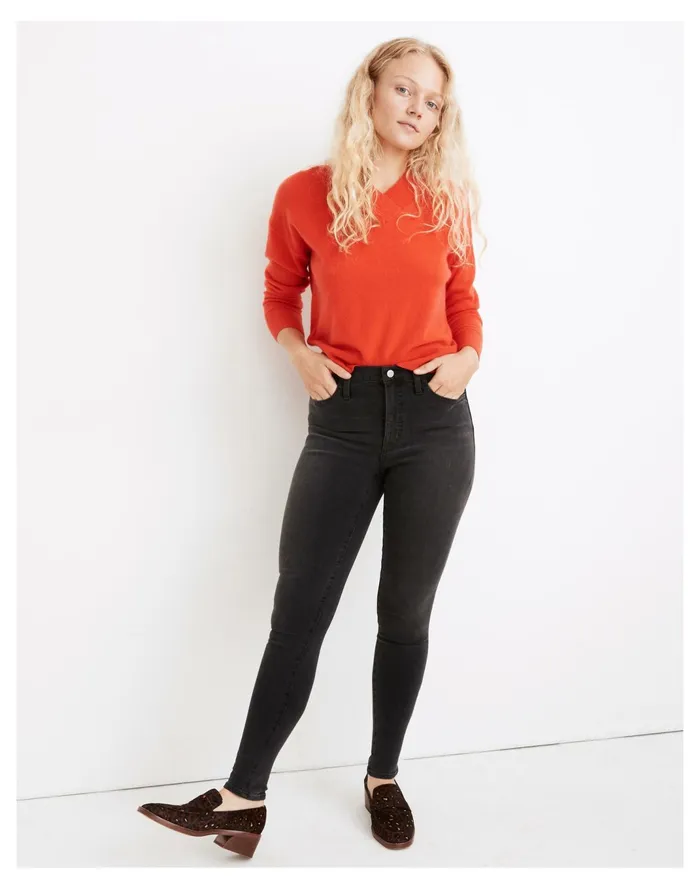 Women Curvy High Rise Skinny Jeans In Starkey Wash Starkey Wash Madewell Jeans