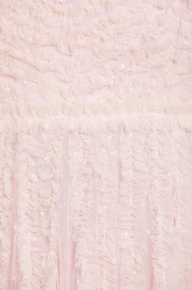 Women Day Dresses Needle and Thread La Vie En Rose Round Neck Mini Dress Pink