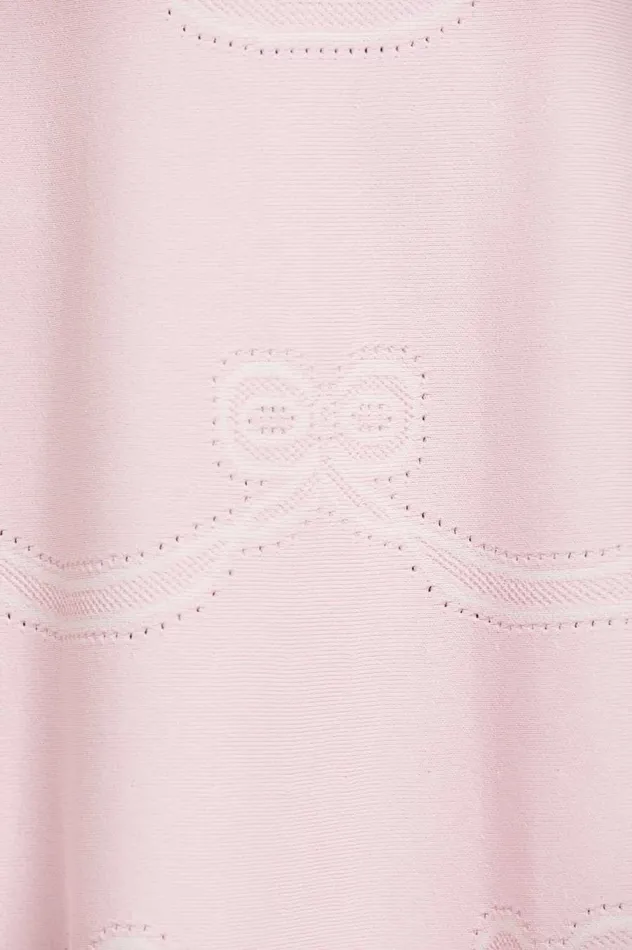 Women Day Dresses Needle and Thread Ribbon Bow Knit Ankle Gown Pink Women Day Dresses Needle and Thread Ribbon Bow Knit Ankle Gown Pink