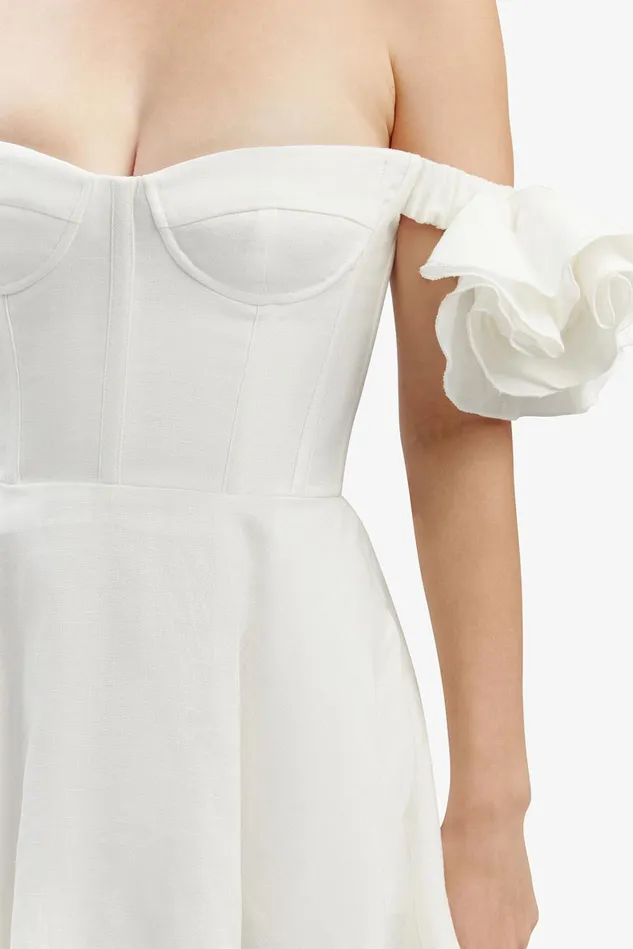 Women Day To Night Dresses Bardot Sigma Mini Dress In Orchid White Orchid White Women Day To Night Dresses Bardot Sigma Mini Dress In Orchid White Orchid White