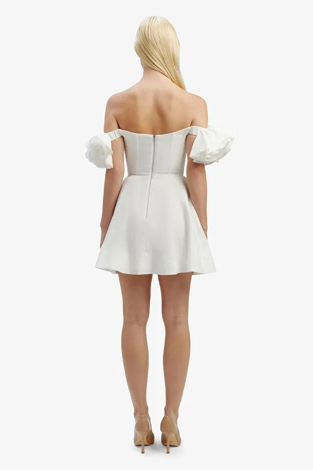 Women Day To Night Dresses Bardot Sigma Mini Dress In Orchid White Orchid White Women Day To Night Dresses Bardot Sigma Mini Dress In Orchid White Orchid White