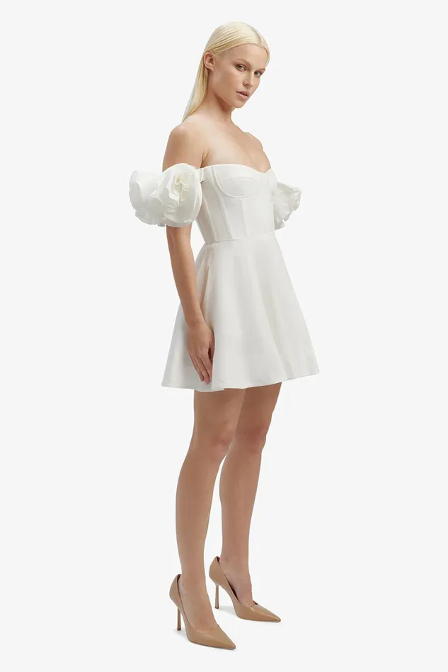 Women Day To Night Dresses Bardot Sigma Mini Dress In Orchid White Orchid White Women Day To Night Dresses Bardot Sigma Mini Dress In Orchid White Orchid White