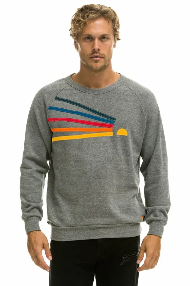Women DAYDREAM SWEATSHIRT 8211 HEATHER GREY Aviator Nation UnisexCrewSweatshirt Women DAYDREAM SWEATSHIRT 8211 HEATHER GREY Aviator Nation UnisexCrewSweatshirt