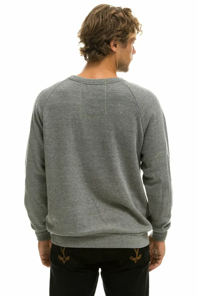Women DAYDREAM SWEATSHIRT 8211 HEATHER GREY Aviator Nation UnisexCrewSweatshirt Women DAYDREAM SWEATSHIRT 8211 HEATHER GREY Aviator Nation UnisexCrewSweatshirt