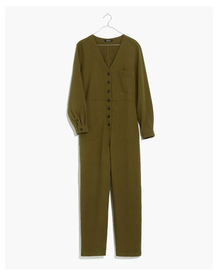 Women Diamond Jacquard Coverall Jumpsuit Kale Madewell Jumpsuits and Overalls Women Diamond Jacquard Coverall Jumpsuit Kale Madewell Jumpsuits and Overalls