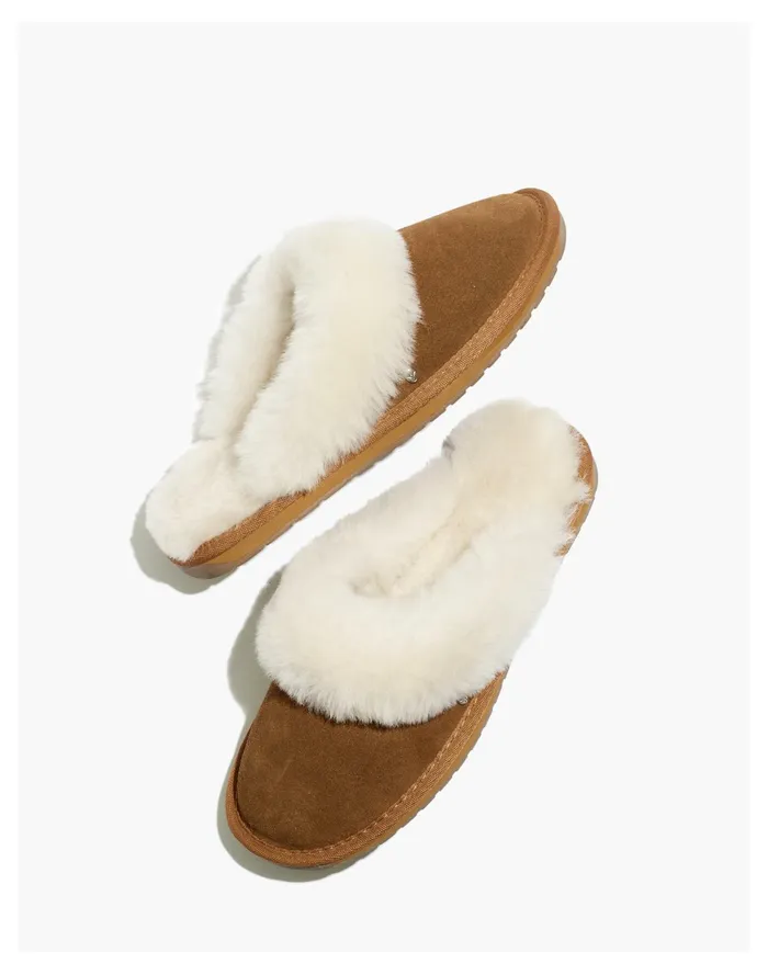 Women EMU Australia Shearling Jolie Slippers Chestnut Madewell Slippers