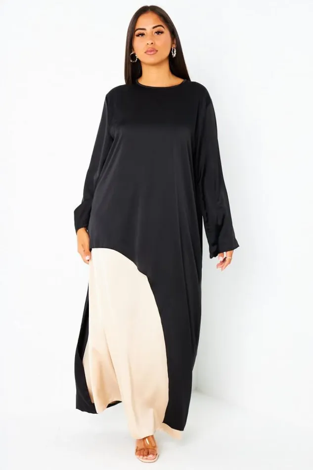 Women Ensemble 2 Pices Blouse Asymtrique Noire Jupe Beige Black Brentiny Paris Short Dresses Women Ensemble 2 Pices Blouse Asymtrique Noire Jupe Beige Black Brentiny Paris Short Dresses