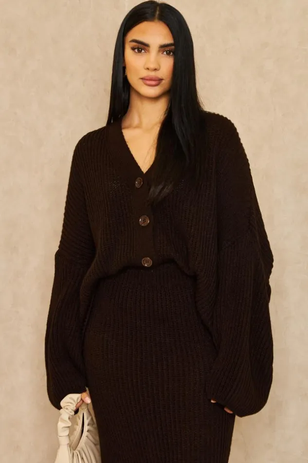 Women Ensemble 2 Pices Gilet Jupe Longue En Grosses Mailles Marron Brown Brentiny Paris Sets With Top Bottoms Women Ensemble 2 Pices Gilet Jupe Longue En Grosses Mailles Marron Brown Brentiny Paris Sets With Top Bottoms