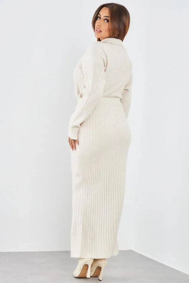 Women Ensemble 2 Pices Pull Jupe Ctel Beige Beige Brentiny Paris Sweaters and Sweatshirts Women Ensemble 2 Pices Pull Jupe Ctel Beige Beige Brentiny Paris Sweaters and Sweatshirts