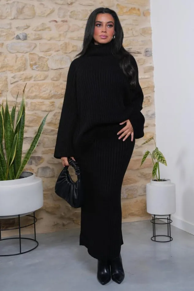 Women Ensemble 2 Pices Pull Jupe En Maille Noir Black Brentiny Paris White Tops Women Ensemble 2 Pices Pull Jupe En Maille Noir Black Brentiny Paris White Tops