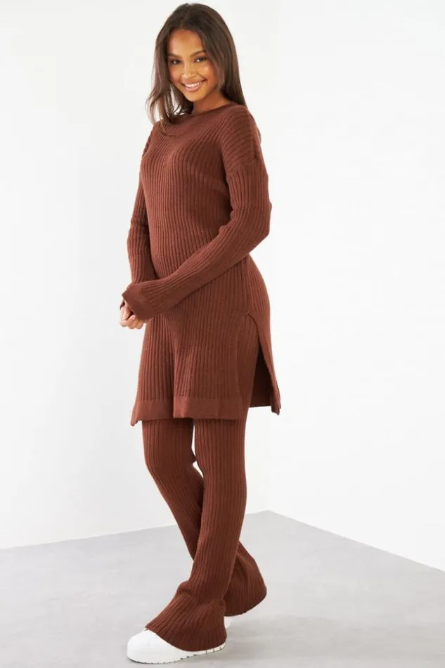 Women Ensemble 2 Pices Pull Pantalon Marron En Laine Ctel Brown Brentiny Paris Sweaters and Sweatshirts Women Ensemble 2 Pices Pull Pantalon Marron En Laine Ctel Brown Brentiny Paris Sweaters and Sweatshirts