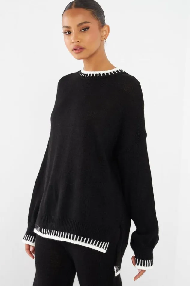 Women Ensemble 2 Pices Pull Pantalon Noir Black Brentiny Paris Sweaters and Sweatshirts Women Ensemble 2 Pices Pull Pantalon Noir Black Brentiny Paris Sweaters and Sweatshirts
