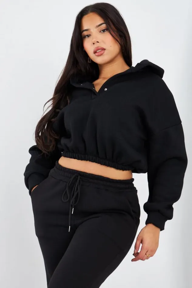 Women Ensemble 2 Pices Sweat Jogging Noir Black Brentiny Paris Sweaters and Sweatshirts Women Ensemble 2 Pices Sweat Jogging Noir Black Brentiny Paris Sweaters and Sweatshirts