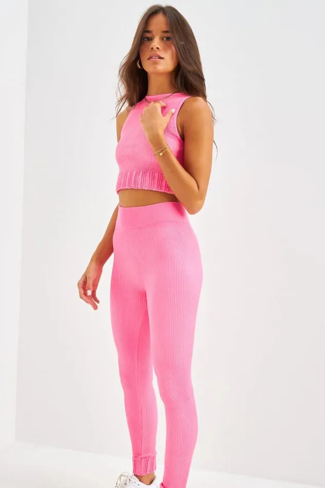 Women Ensemble Dbardeur Court Legging Rose En Velours Ctel Pink Brentiny Paris Top And Tank Tops Women Ensemble Dbardeur Court Legging Rose En Velours Ctel Pink Brentiny Paris Top And Tank Tops