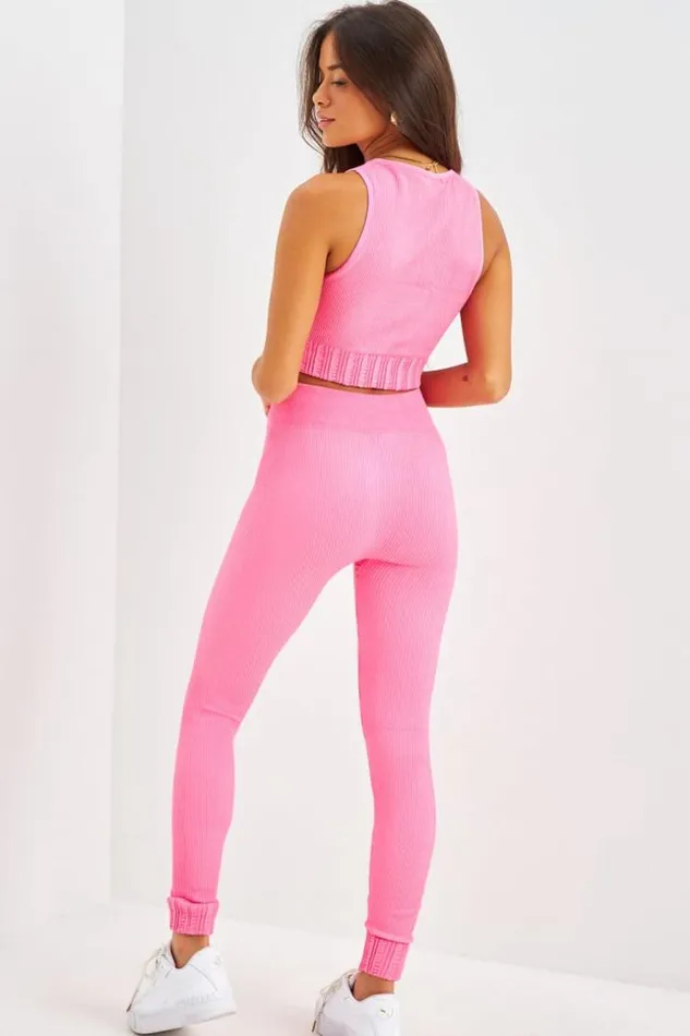 Women Ensemble Dbardeur Court Legging Rose En Velours Ctel Pink Brentiny Paris Top And Tank Tops Women Ensemble Dbardeur Court Legging Rose En Velours Ctel Pink Brentiny Paris Top And Tank Tops
