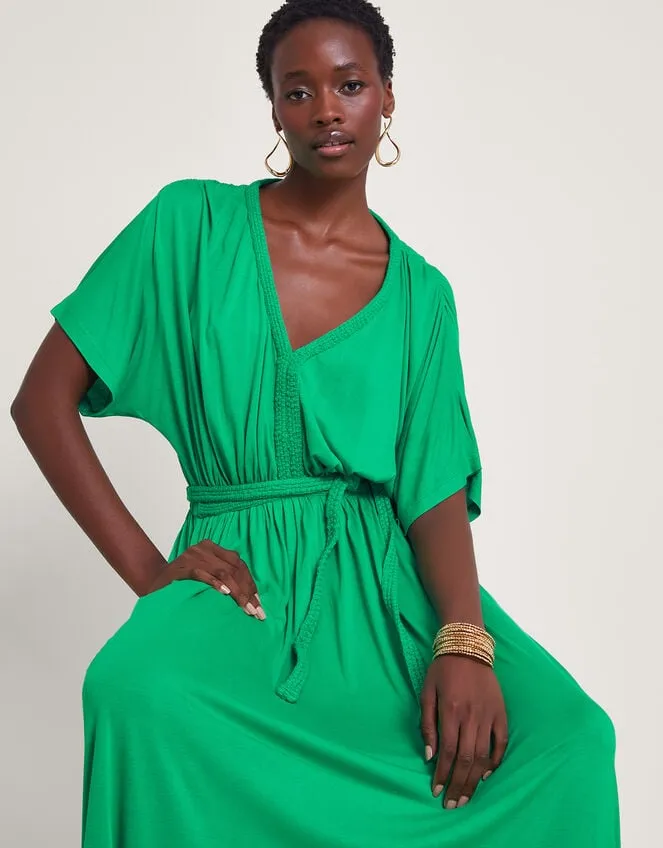 Women Everly Jersey Dress Green Monsoon Occasionwear