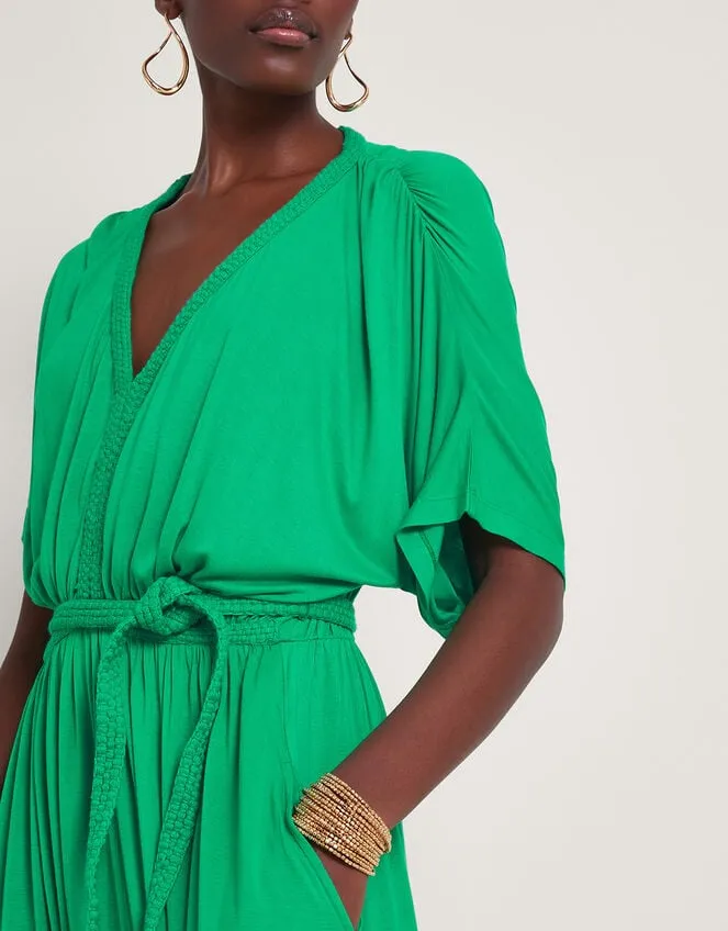 Women Everly Jersey Dress Green Monsoon Occasionwear