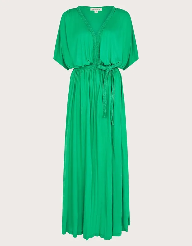 Women Everly Jersey Dress Green Monsoon Occasionwear