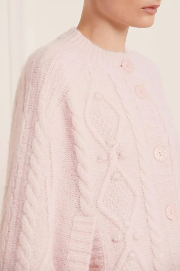 Women Exclusives Needle and Thread Sylvie Cable Cape Pink
