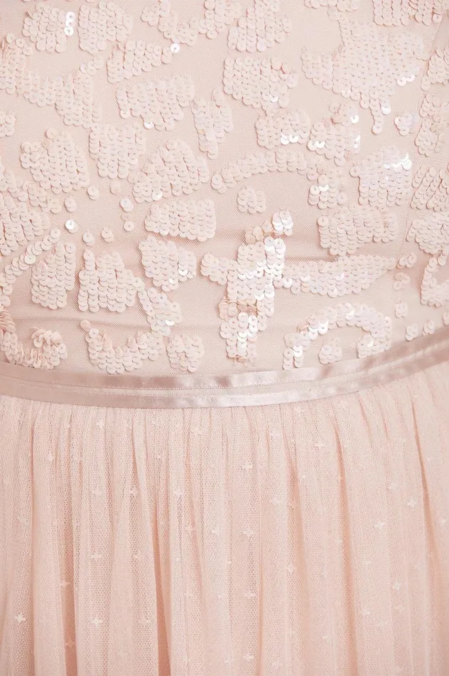 Women Exclusives Needle and Thread Tempest Bodice Gown Pink