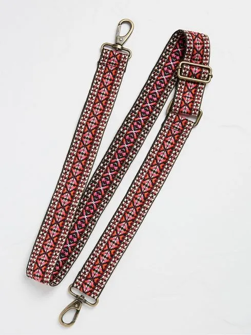 Women Fatface Bags and Wallets Pink Patterned Bag Strap