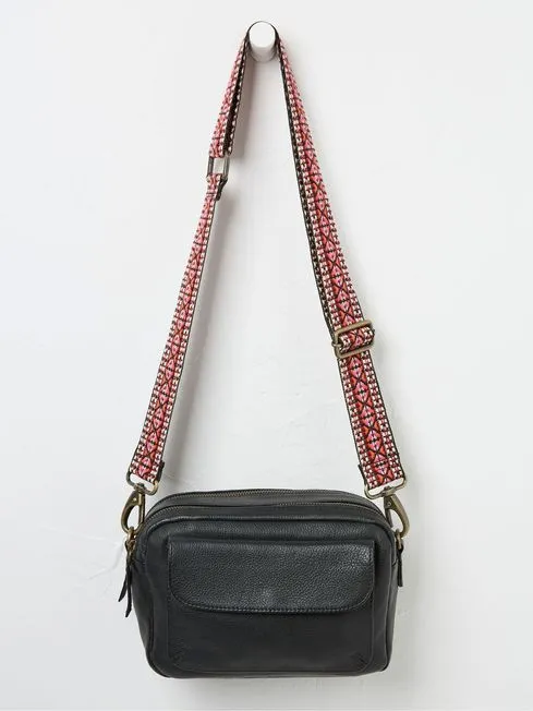 Women Fatface Bags and Wallets Pink Patterned Bag Strap Women Fatface Bags and Wallets Pink Patterned Bag Strap